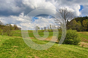 Spring Landscape, Hartmanice, Bohemian Forest (Å umava), Czech Republic