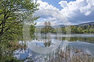 Spring Landscape of Pancharevo lake, Bulgaria