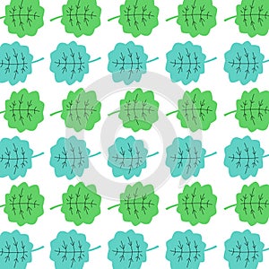 Spring Leaves Pattern Background Texture