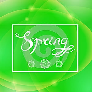 Spring Lettering Design