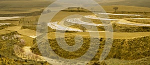 Spring Loess Plateau farmland photo