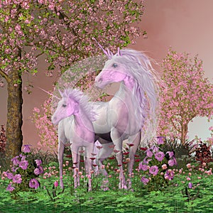 Spring Mare and Foal Unicorns