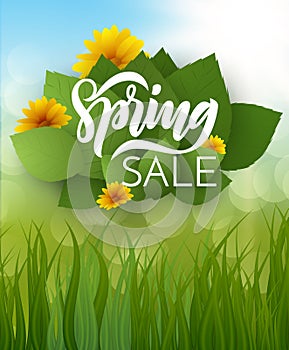 Spring vector background. EPS10