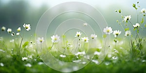 Spring Meadows: A Flourishing Field of Daisies photo