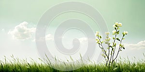Spring Meadows: A Flourishing Field of Daisies photo