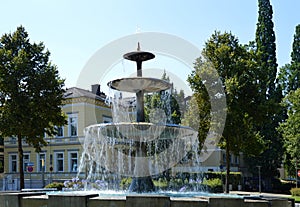 Spring in Park in the Resort Bad Pyrmont, Lower Saxony