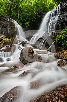 Double waterfall, Tennessee