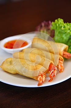 Spring roll prawn