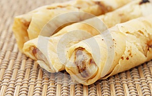 Spring rolls also known as popiah