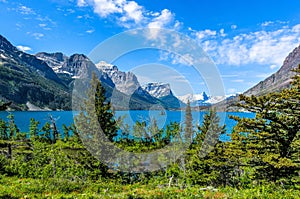 Spring at Saint Mary Lake