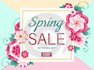 Spring Sale Background