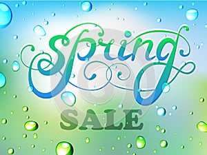 Spring Sale Background