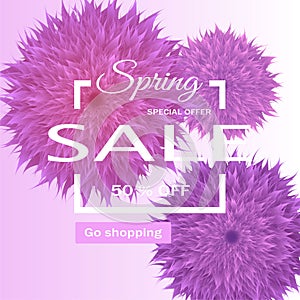 Spring sale flyer