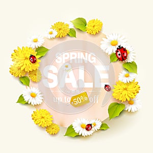 Spring sale flyer