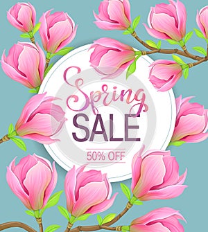 Spring Sale Magnolia Flowers