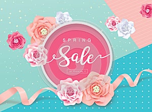 Spring sale poster