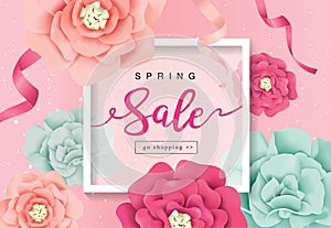 Spring sale poster