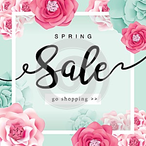 Spring Sale Poster photo