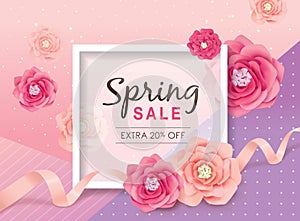 Spring sale poster