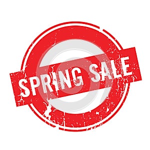 Spring Sale rubber stamp