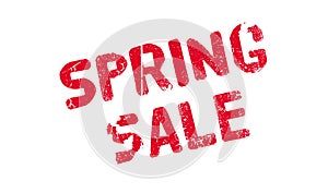 Spring Sale rubber stamp