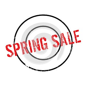 Spring Sale rubber stamp