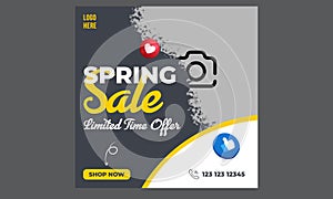 Spring Sale social media post Or Instagram Post