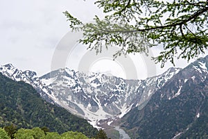 The spring season of kamikochi, in Hotaka Ranges, Kamikochi