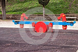 Spring see saw