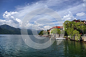 Spring on the shores of Lago Orta, Orta San Giulio