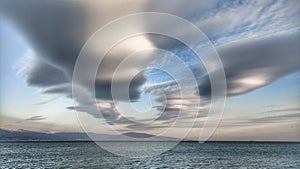 Spring sky and sea wallpepper