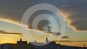 Spring sky and sea wallpepper