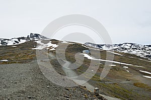 Spring slopes of the mountain Veleta