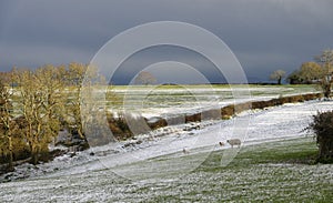 Spring Snow on Woolridge Hill