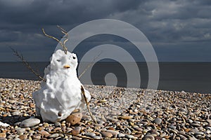 Spring Snowman