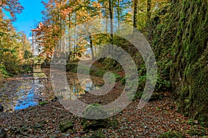 Spring source by the Sneznik Castle