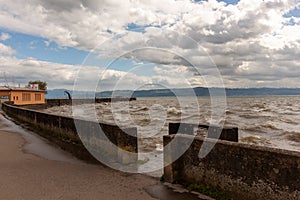 Spring storm on Lake Constance