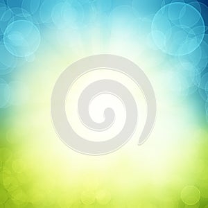 Spring or summer abstract background