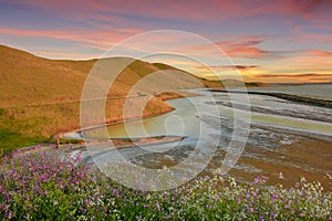 Spring Sunset at Coyote Hills Regional Park