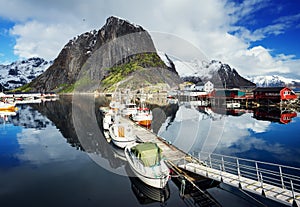 Spring sunset - Reine, Lofoten islands, Norway