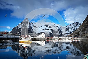 Spring sunset - Reine, Lofoten islands, Norway