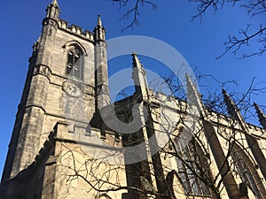 Spring sunshine on the church