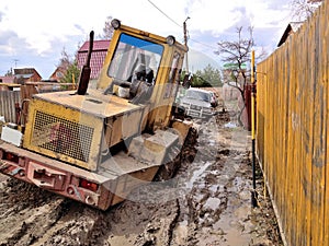 Spring thaw on rural roads