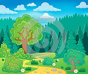 Spring theme landscape 9