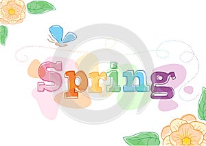 Spring Themed Seasonal Graphic