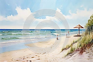 spring tides a beach with the spring tides complete with a few b