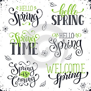 Spring time wording