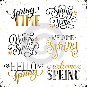 Spring time wording
