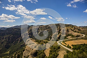 Spring in Tremp, Lleida, Pyrenees, Spain