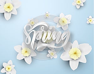 Spring vector background. EPS10